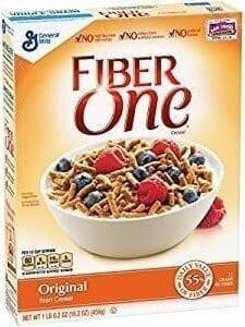 Fiber bran cereal