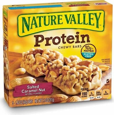 Salted Caramel Nut Chewy Bars