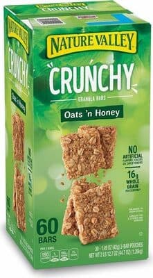 Crunchy granola bars