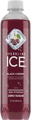 Black Cherry flavored Sparkling Water