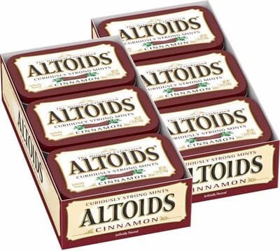 Classic cinnamon breath mints