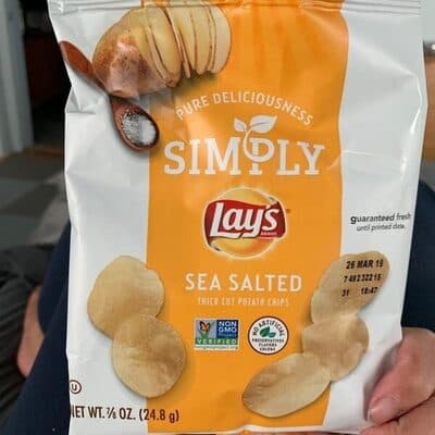 Lay's Sea Salted Thick Cut Potato Chips