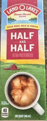Half And Half Creamer