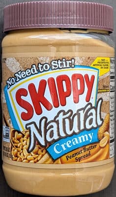 Natural Creamy Peanut Butter Spread