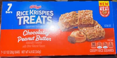 Chocolaty Peanut Butter Rice Crispy Treat