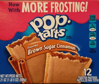Frosted brown sugar cinnamon toaster pastries, brown sugar cinnamon