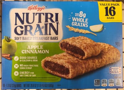 Kellog's Nutrigrain Apple Cinnamon