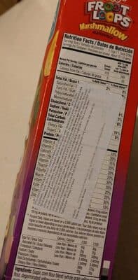 Sweetened multi-grain cereal, winter blast marshmallows
