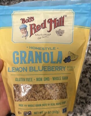 Granola Lemon Blueberry