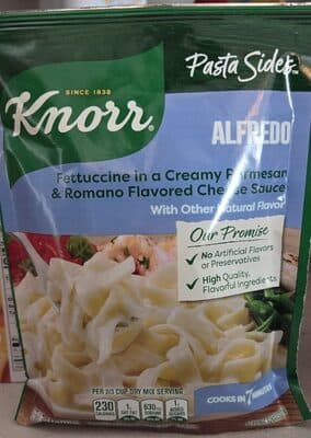 Fettuccine in a Creamy Parmesan & Romano Flavored Cheese Sauce