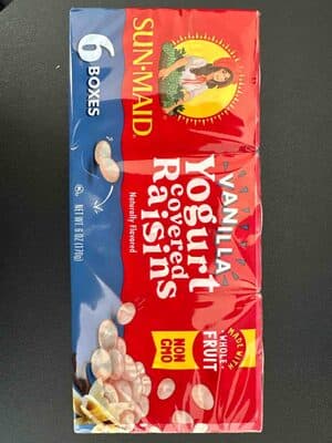Vanilla Yogurt Covered Raisins