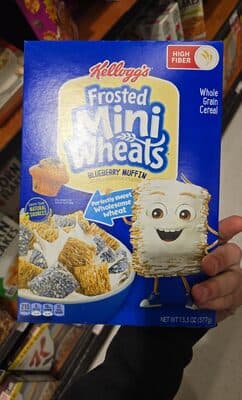 Frosted Mini Wheats Blueberry Muffin