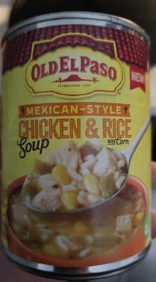 Mexican chicken and rice soup