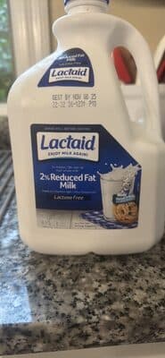 2% Reduced Fat Milk