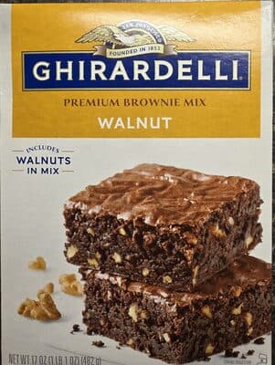 Ghirardelli Premium Brownie Mix Walnut