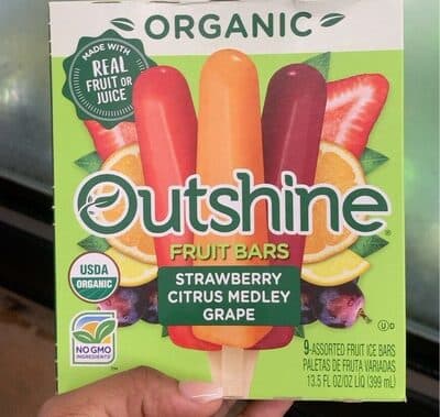 Organic Outshine Fruit Bars