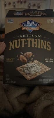 RICE CRACKER SNACKS WITH ALMONDS