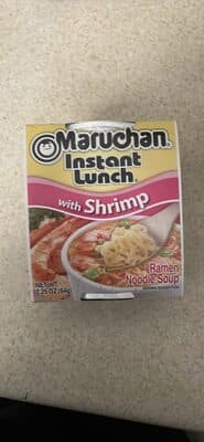 Instant Lunch with Shrimp
