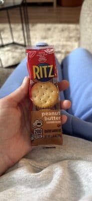 Ritz peanut butter sandwich crackers