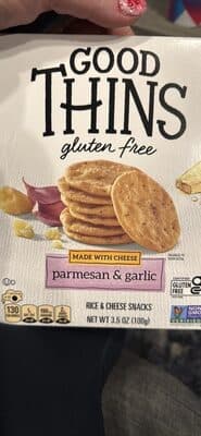 parmesan & garlic rice & cheese snacks