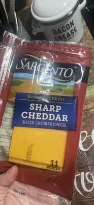 SHARP CHEDDAR SLICED CHEDDAR CHEESE