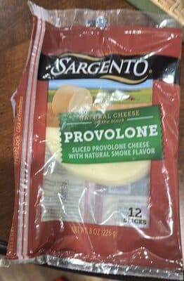 Provolone Sliced Provolone Cheese with Natural Smoke Flavor