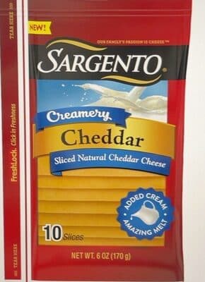 Sliced Cheddar Cheese