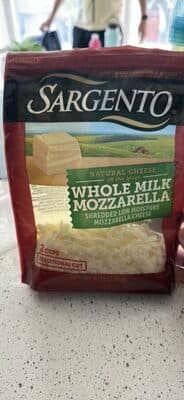 Whole Milk Mozzarella Shredded Low Moisture Mozzarella Cheese