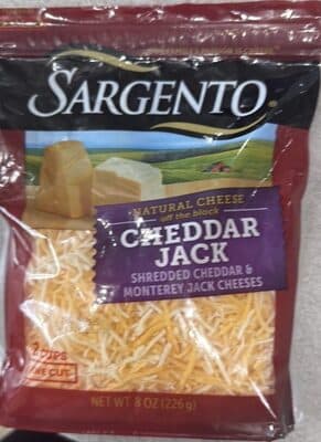 CHEDDAR JACK SHREDDED CHEDDAR & MONTEREY JACK CHEESES