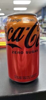 Orange Cream Coke Zero Sugar