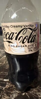 Holiday Creamy Vanilla Coke Zero