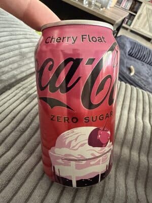 Cherry Float Coca-Cola Zero Sugar