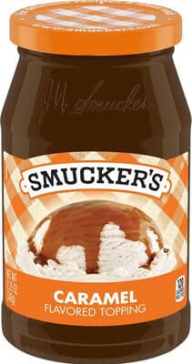 Caramel flavored topping
