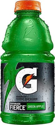 Fierce green apple sports drink