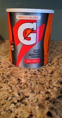 Fruit punch thirst quencher powder