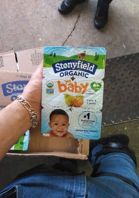 Organic YoBaby Pear Yogurt w/ Probiotics