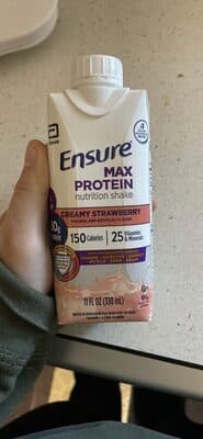 Ensure Max Protein nutrition shake Creamy Strawberry