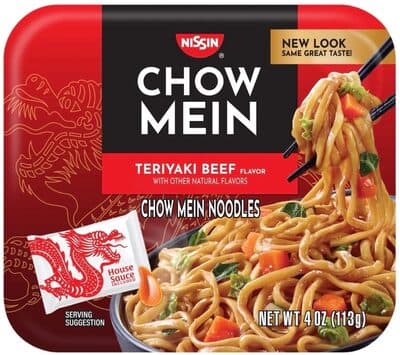 Chow Mein Noodles Teriyaki Beef flavor