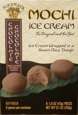 Mochi, Ice Cream, Chocolate