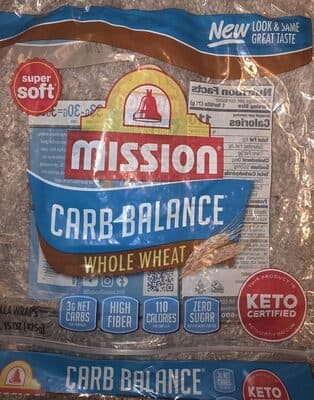 Carb Balance Whole Wheat Tortilla