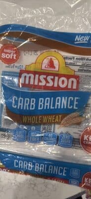 Carb Balance Whole Wheat Tortilla Wraps