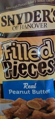 Filled Pieces Real Peanut Butter