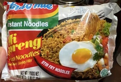 Instant Noodles Mi Goreng Fried Noodles Nouilles Frites