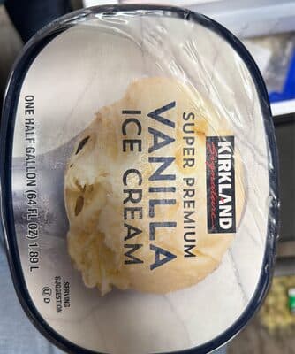 Super Premium Vanilla Ice Cream
