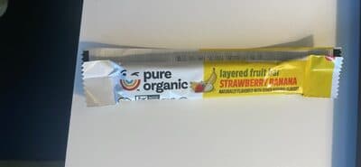 layered fruit bar STRAWBERRY BANANA