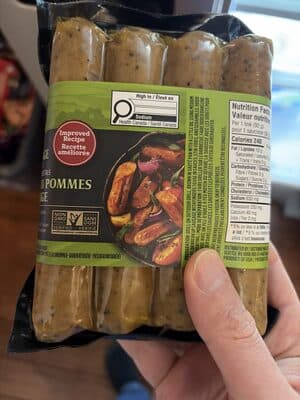 Smoked Apple & Sage Plant-Based Sausages