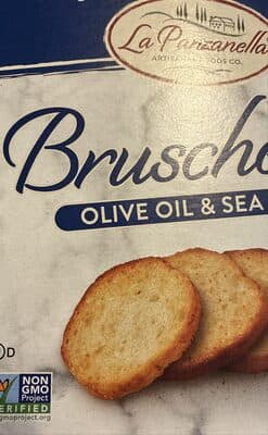 Bruschetta olive oil and sea salt