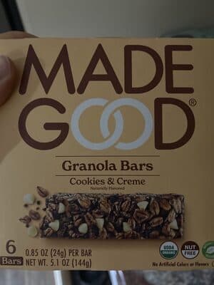 Cookies & Creme Granola Bars