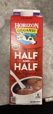 Half and Half Ultra-Pasteurized