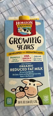 Growing Years Reduced Fat Milk